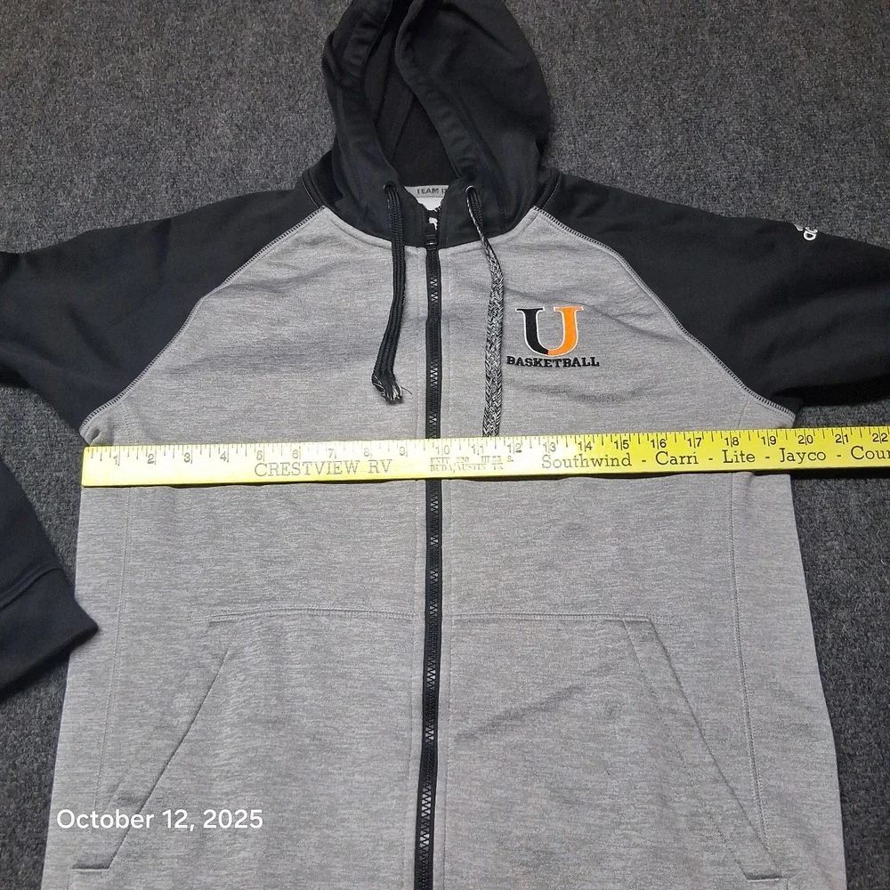 Adidas University of Jamestown Jimmies Hoodie Full Zip Jacket 2 Tone‎ Basketball